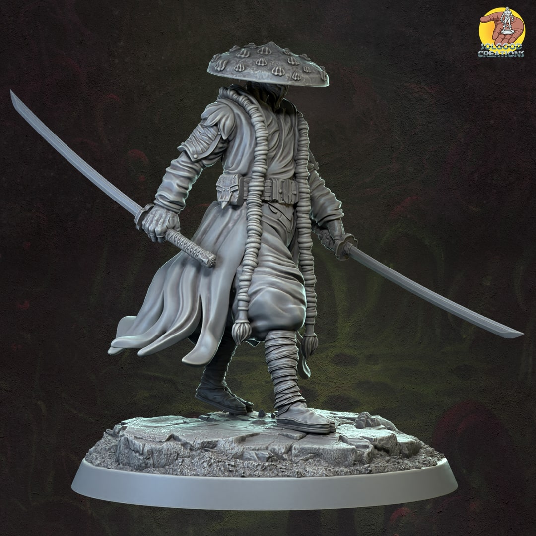 Myconojimbo, Myconid Ronin - pose 1 | Pre-Supported